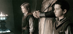 Loki y Thor de pequeños en una de las películas