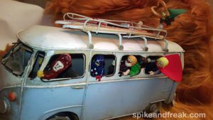 vacaciones en furgoneta volskwagen de los avengers