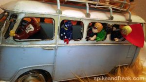 vacaciones en furgoneta volskwagen de los avengers
