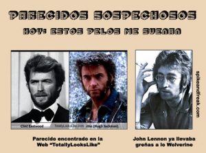 parecidos razonables: hugh Eastwood y Lennon