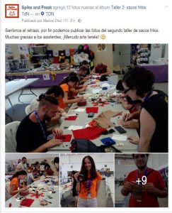 Twitter con imágenes del taller 2016 taller sacos 2