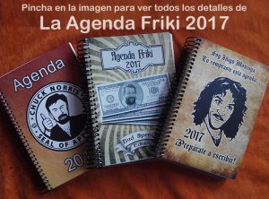 Agenda Friki 2017 distintos modelos