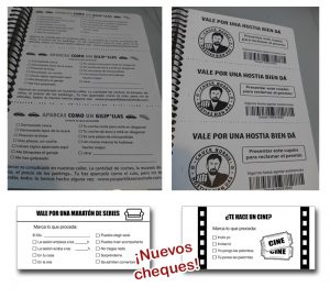 Cheques de agenda friki hostia bien da, aparcas como un gilipollas ymaraton de series y cine