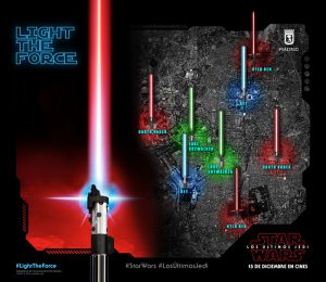 mapa de light the force
