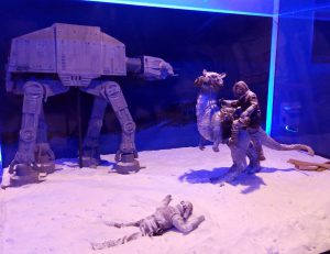 Diorama con un Luke "estozonado". Parte de una maqueta que forma parte de la Exposición Expo-Wars