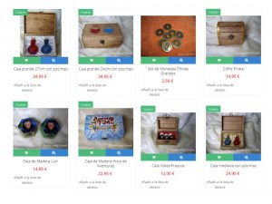 accesorios en web