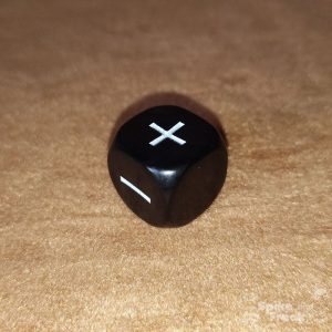Dado Fudge fate básico negro
