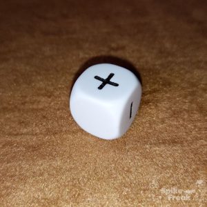 Dado Fudge fate básico blanco
