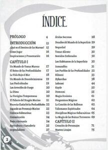 El Destino de las Mareas indice