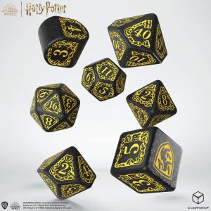 Harry Potter. Hufflepuff Modern Set de dados negro